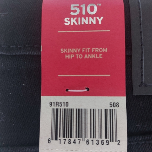 Levi Strauss Boy's Skinny 💙 Fit Stretch Jeans 👖 16 Size - Picture 9 of 9